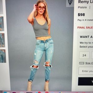 Lulu’s NEW Pistola Remy Distressed Boyfriend Jeans